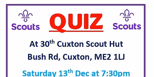 Scout Quiz Night