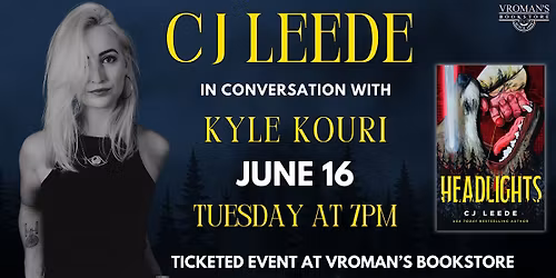 CJ Leede, in conversation with Kyle Kouri, discusses & signs Headlights