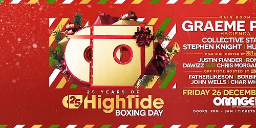 Boxing Day with Graeme Park, SO3 Collective & 1Nine