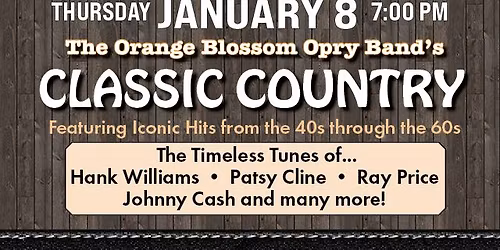 Classic Country featuring the OBO Band 