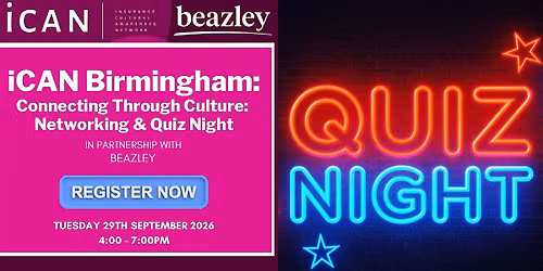 iCAN & Beazley: Connecting Through Culture \u2013 Networking & Quiz Night
