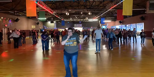 Line Dancing at Skate Castle in Butler, PA