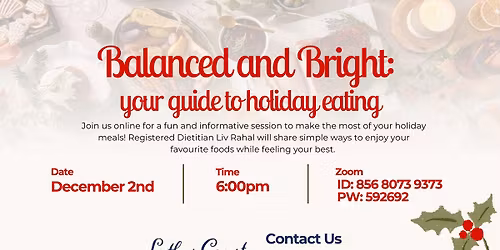 Balanced and Bright: your guide to holiday eating
