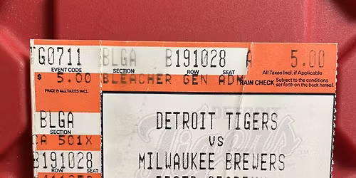 Milwaukee Brewers at Detroit Tigers at Comerica Park