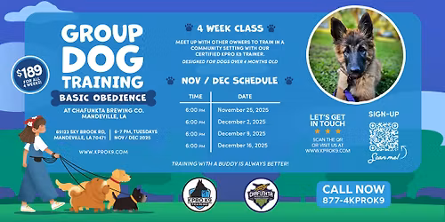 Northshore Pro Basic Obedience Group Class