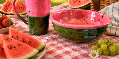 Watermelon Stoneware Glazing Event