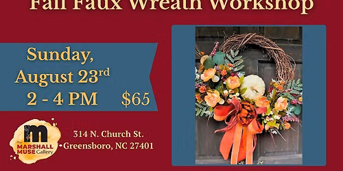Fall Faux Wreath Workshop
