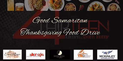 Good Samaritan Thanksgiving Food Drive @ 4Thirteen Sports Lounge & Kitchen