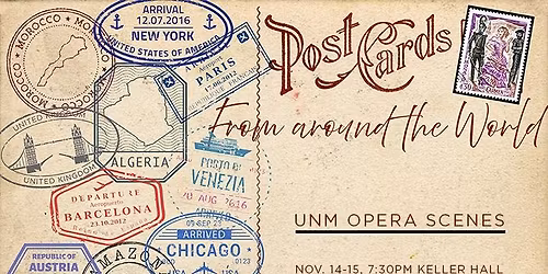 Opera scenes: Postcards from Around the World