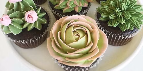 Succulent Buttercream Cupcake Class \ud83c\udf35\ud83e\uddc1