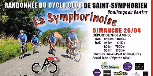 La Symphorinoise 2026 - Rando Cyclo et Gravel