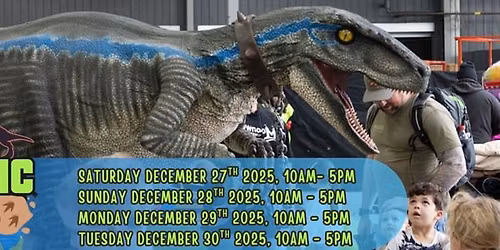 Jurassic Jump! Inflatable Kidzone and Dinosaur Interaction