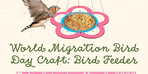 World Migration Bird Day Craft: Bird Feeder