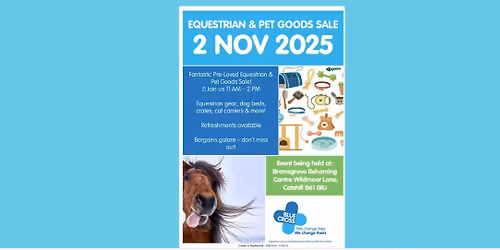 Equestrian and Pet Goods Sale