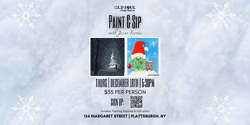 PAINT & SIP with Jessie Furnia @ Old Soul Design Shop
