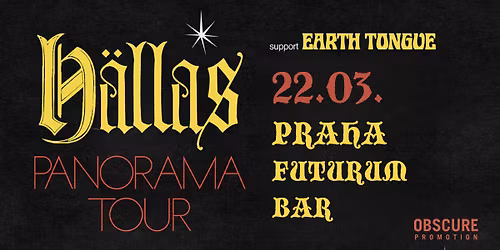 H\u00c4LLAS, EARTH TONGUE - Praha