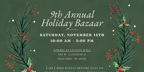 Holiday Bazaar 2025