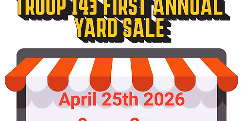 Troop 143 Yard Sale