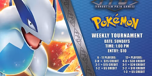 Pok\u00e9mon TCG Sunday Weekly Tournament