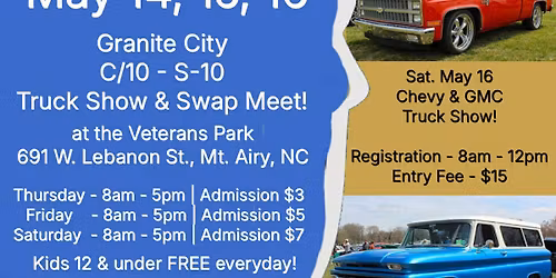 Granite City C10-S10 Show\/Swap Meet
