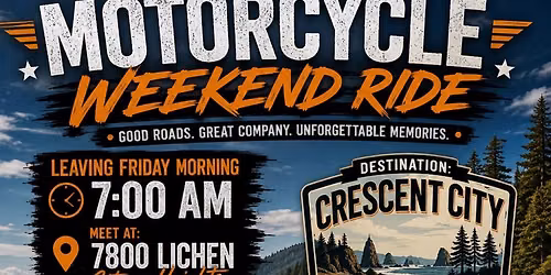 L3 joining the Royal riders for a weekend of riding in Crescent city