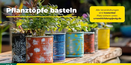 Pflanzt\u00f6pfe basteln \u2013 kreativ & nachhaltig!