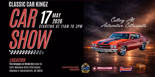 Classic Kingz Car Show at the Shoppes at Webb Gin