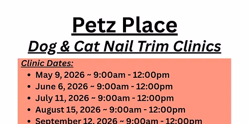Petz Place Dog & Cat Nail Trim Clinic
