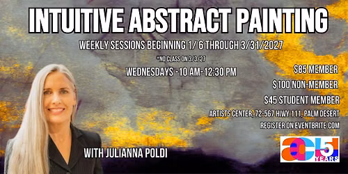 Intuitive Abstract Painting with Julianna Poldi