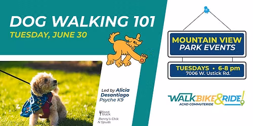 Dog Walking 101 (Walk Bike & Ride Event)