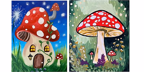 Paint and Sip: Spring Mushrooms Painting Party!
