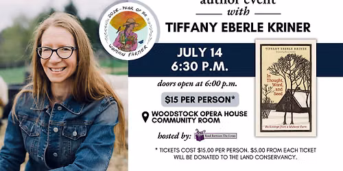 Year of Women Farmer Event - Featuring Tiffany Eberle Kriner | hosted by Read Between The Lynes