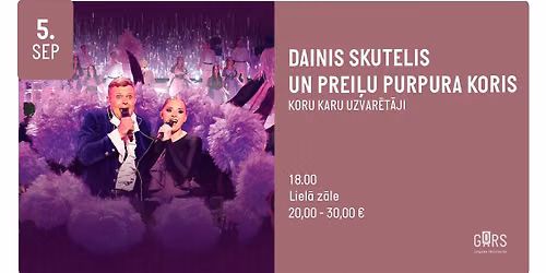 KORU KARU UZVAR\u0112T\u0100JI. Dainis Skutelis un Prei\u013cu Purpura koris