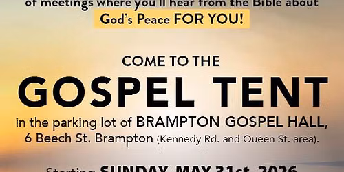 Gospel Tent Meetings 