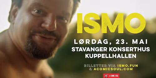 ISMO - Perseverance - World Tour til STAVANGER l\u00f8r 23. mai