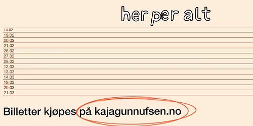 Kaja Gunnufsen Cosmopolite Scene \/\/ Herper alt