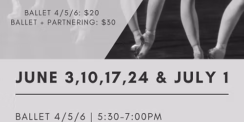 Ballet + Partnering Drop-In Classes