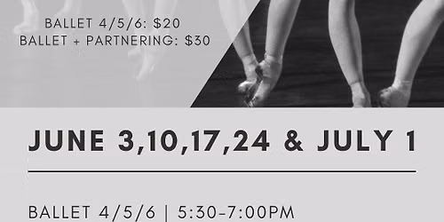 Ballet + Partnering Drop-In Classes