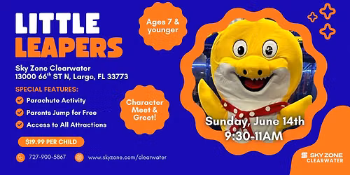 \ud83d\udc76\ud83e\udd88 Little Leapers | Sunday, June 14th