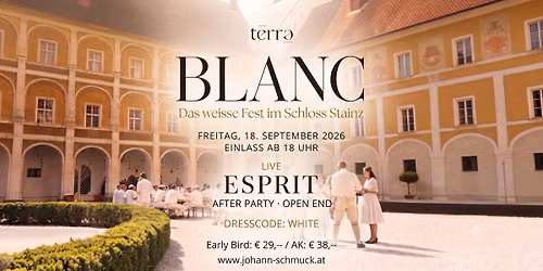 Blanc das weisse Fest im Schloss Stainz