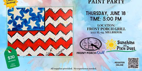 Paint Party at Front Porch Grill