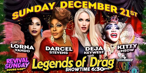 Legends of Drag Show December