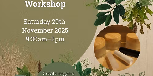 Natural Skincare Workshop