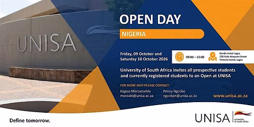 University of South Africa (UNISA) Open Day \u2013 Nigeria