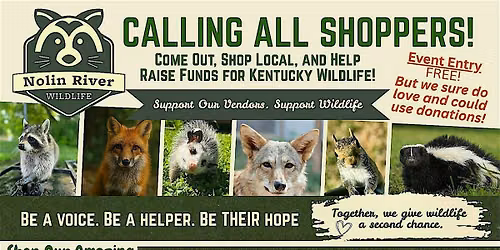 Fall Vendor Fair Presented by Nolin River Wildlife