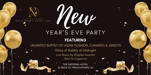 New Year\u2019s Eve at The National Hotel, Frenchtown