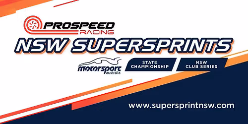 Round 3: Pro Speed Racing NSW Supersprints 2026