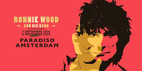Ronnie Wood - 7 & 8 september in Paradiso