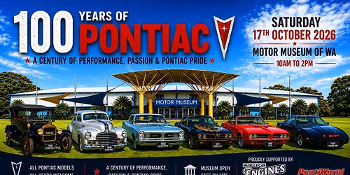 100 Years of Pontiac - WA Car Show