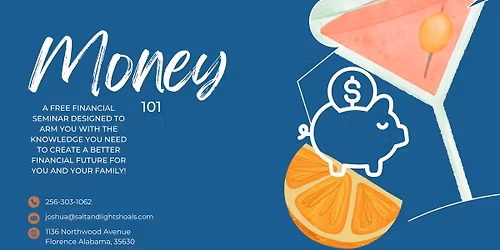 Money 101 \u2013 Free Dinner & Financial Class at Salt & Light